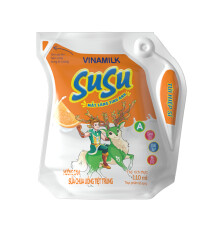 Sữa chua uống tiệt trùng Vinamilk Susu Hương cam túi 110ml