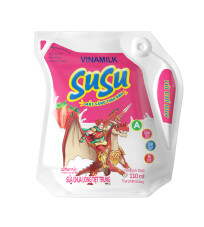 Sữa chua uống tiệt trùng túi Vinamilk Susu Hương dâu 110ml